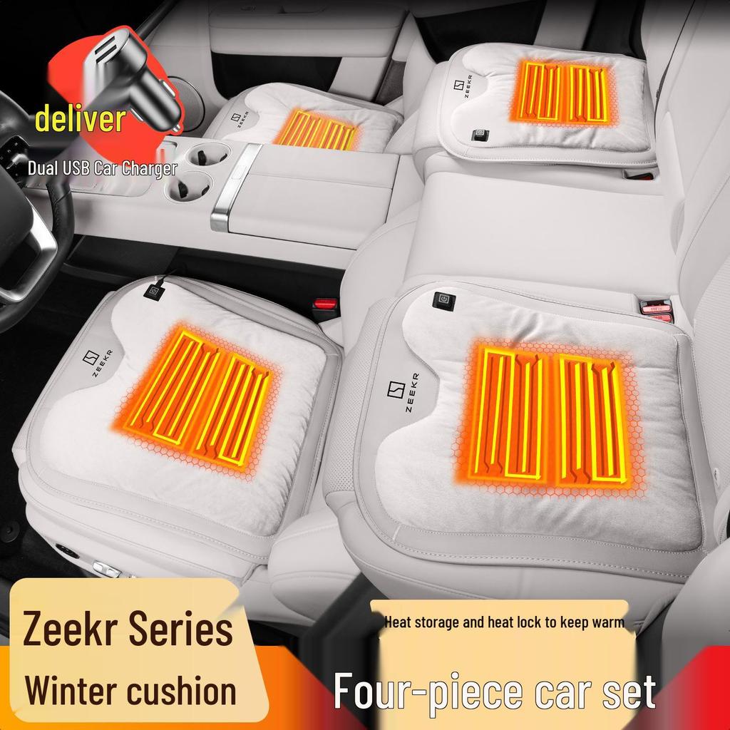Zeekr Heated Flannel Seat Cushion for Models 001/009/X/007