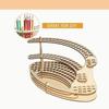 Minimalism Paint Brush Holder Wooden Paint Brush Organizer Nordic Pen Pencil Holding Rack  Artist