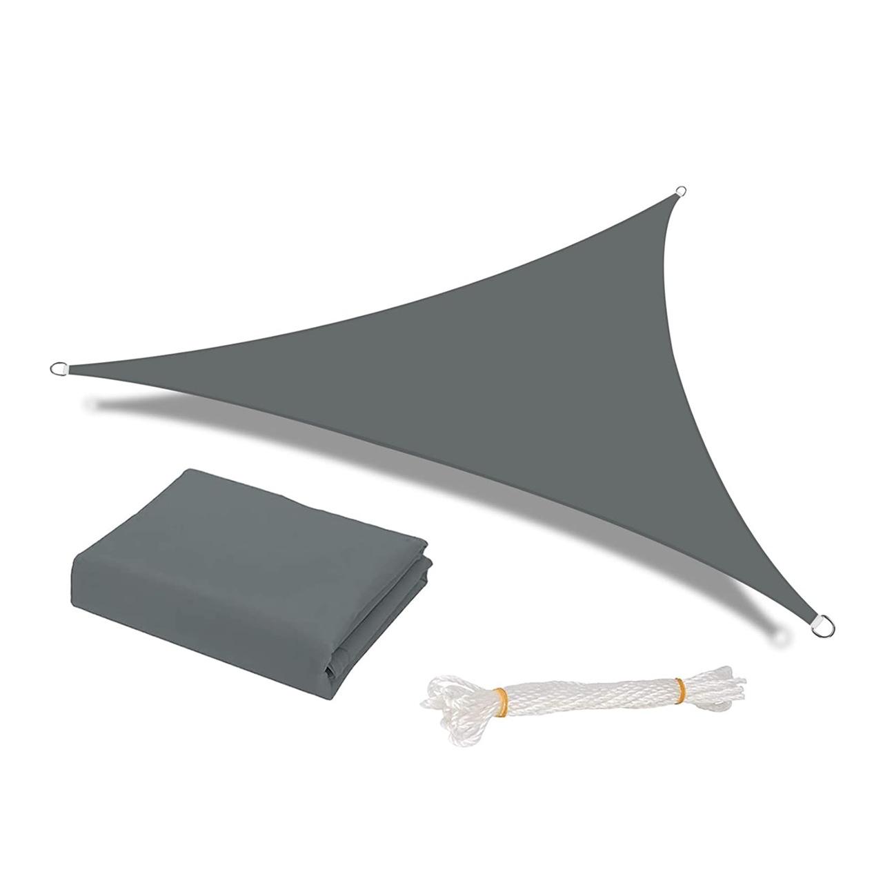 

Sunshade Sail Canopy: Outdoor UV Protection Polyester Oxford Fabric for Courtyard and Camping. 2m x 2m x 2m красный/ржавый