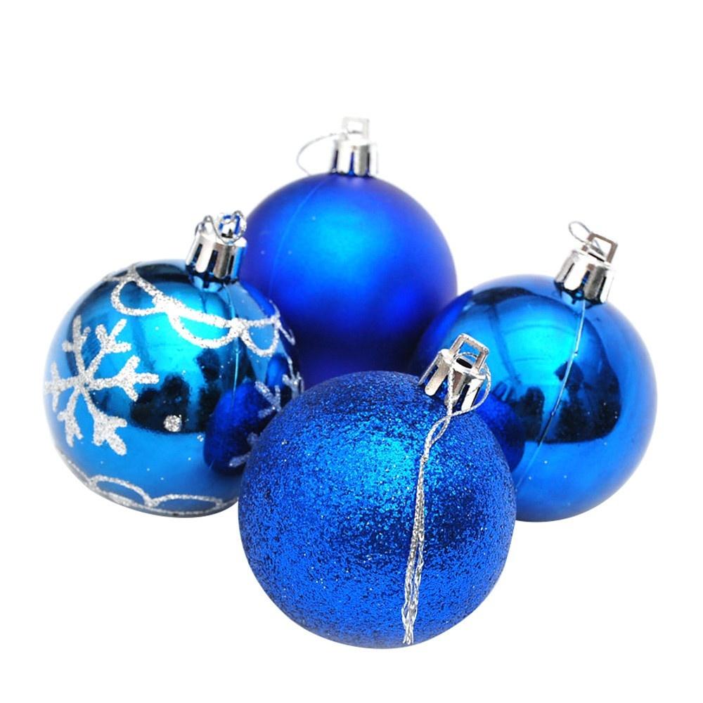 4Pcs Christmas Balls Baubles Party Xmas Tree Decorations Hanging Ornament Decor