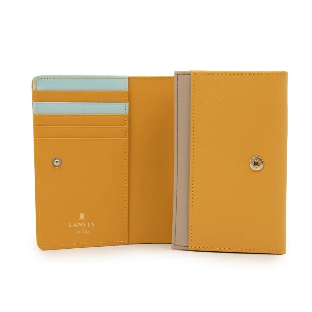 LANVIN en Bleu Luxembourg Farbe Bifold Klappbörse 482037-65