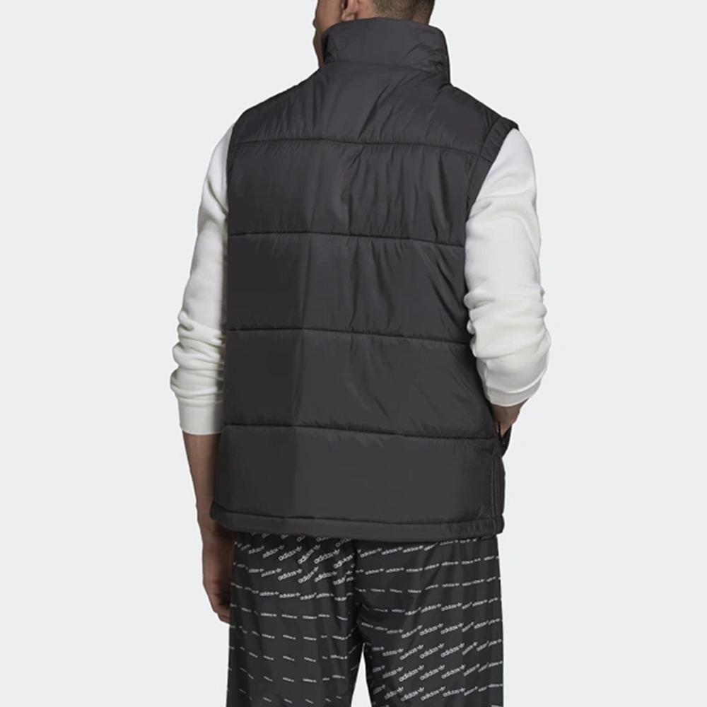 Adidas Originals Trefoil Casual Sports Jacket Cotton Vest Men Outerwear Black H13558