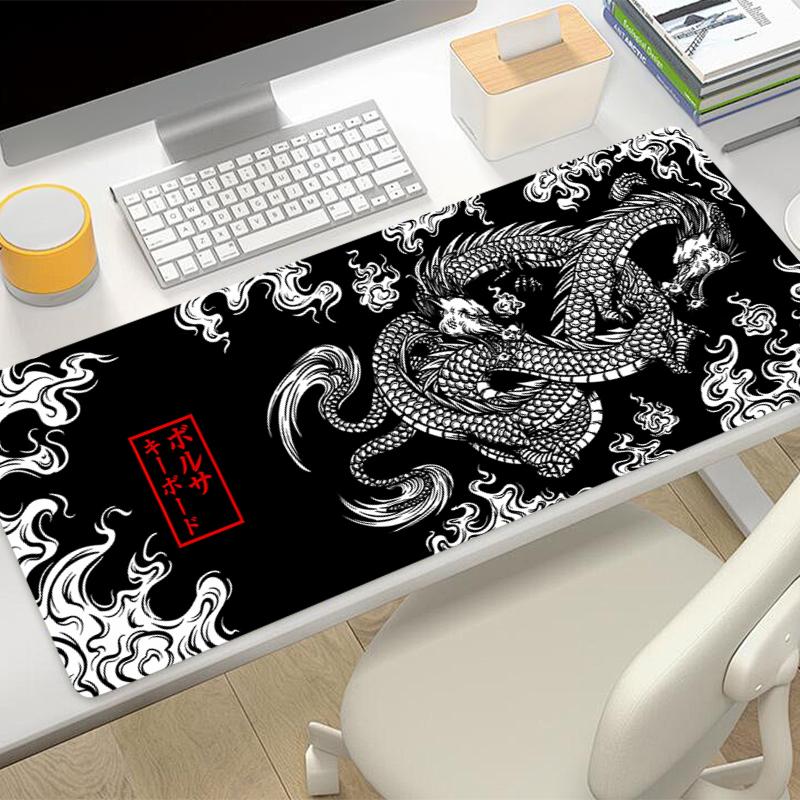Dragon Mousepad Computer Game Mouse Pad Gaming Accessories Large Non-Slip Printing Deskmat Keyboard Pad PC carpet Anime Mousepad