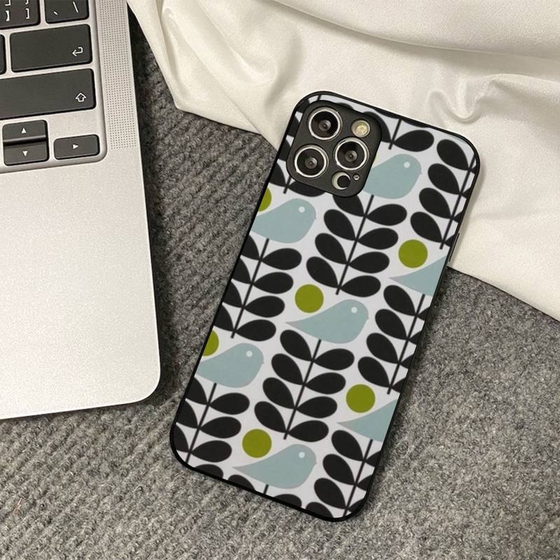 Multi Stem Orla Kiely Folio Phone Case for iPhone 11 12 13 mini pro XS MAX 8 7 6 6S Plus X 5S SE 2020 XR cover