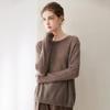 Le Kasha 2026 Damen Kaschmir Pullover mit Rundhalsausschnitt - Herbst/Winter Locker gestrickter Pullover