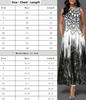 Women's 2022 Sleeveless V-Neck Printed Summer Maxi Dress