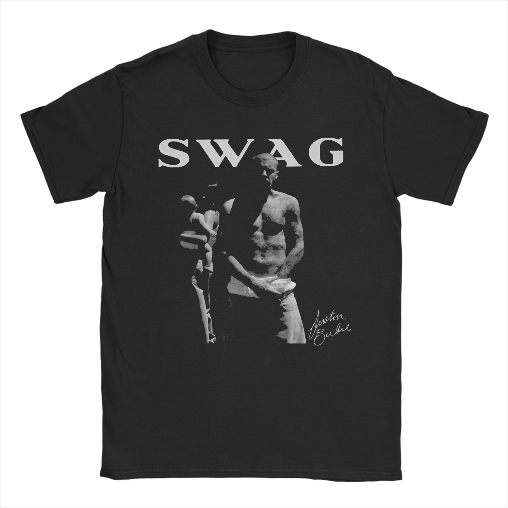 

Чоловіки Жінки Графічний Бібер SWAG 2025 Джастін Альбом Футболка Ті 100% Бавовна Футболки Одяг 2XL