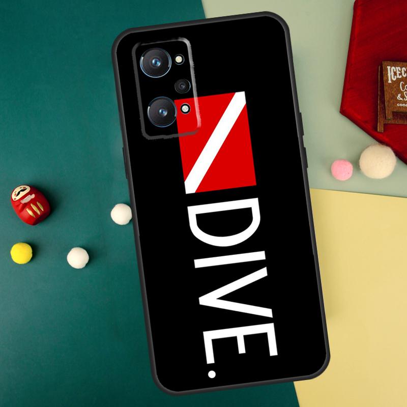 

Scuba Diver Diving For Realme GT7 Pro 15 13 10 11 12 14 Pro Plus C55 C71 C75 C67 C63 C61 C53 C35 C65 GT6 Case Realme GT7 Pro