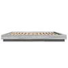 LED Bed Frame in Grey Sonoma 180 x 200 cm Engineered Wood
