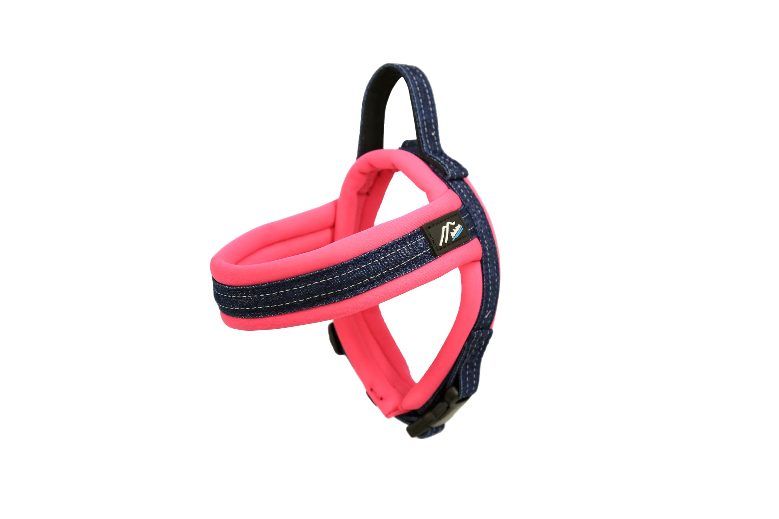 Hakusan Rabbit Harness Neo Dog Harness Pink x Size (Hot Denim, 1)