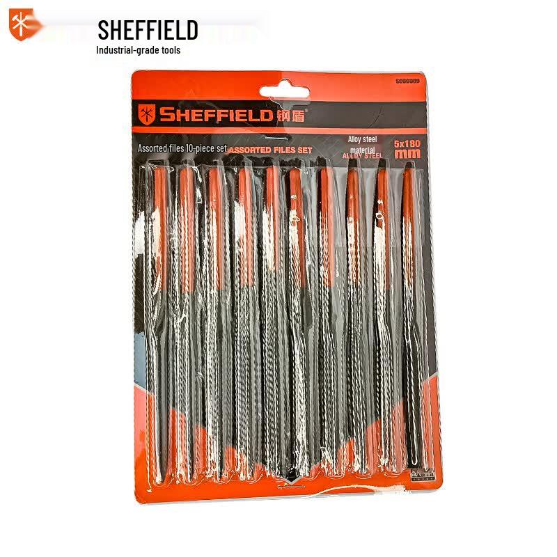 Sheffield 10-Piece Assorted File Set