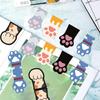 New 5Pcs Cartoon Cat Claw Cloud Magnetic Bookmarks Foldable Magnet Book Pages Holder Student Stationery Teacher Gifts