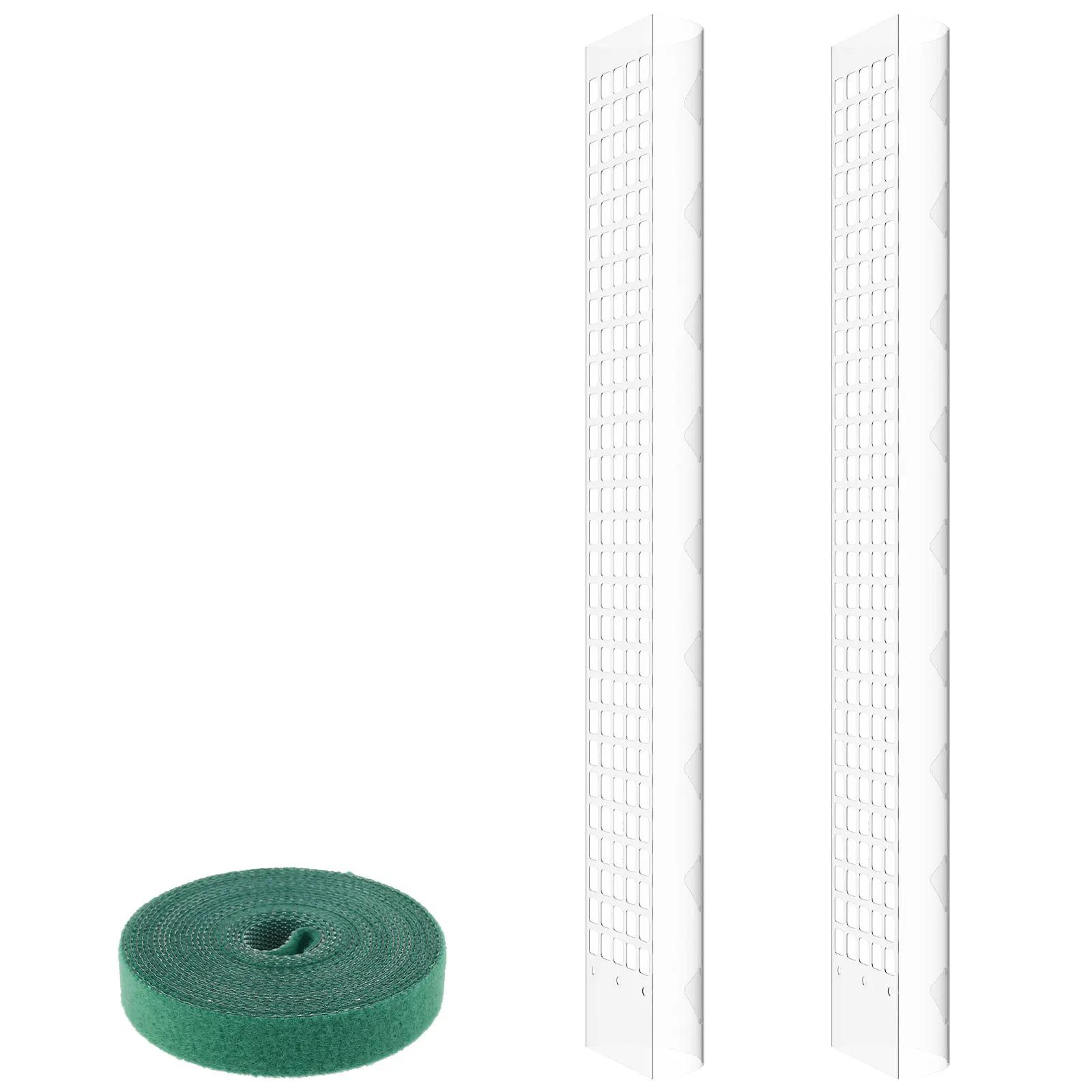 24 Inch Moss Poles for Plants Monstera Reusable Semi-cylindrical Sphagnum Moss Poles Hollow Self Watering Plant Support Stick