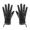 Men's Winter Gloves for Cycling and Running - Windproof Touchscreen Mittens