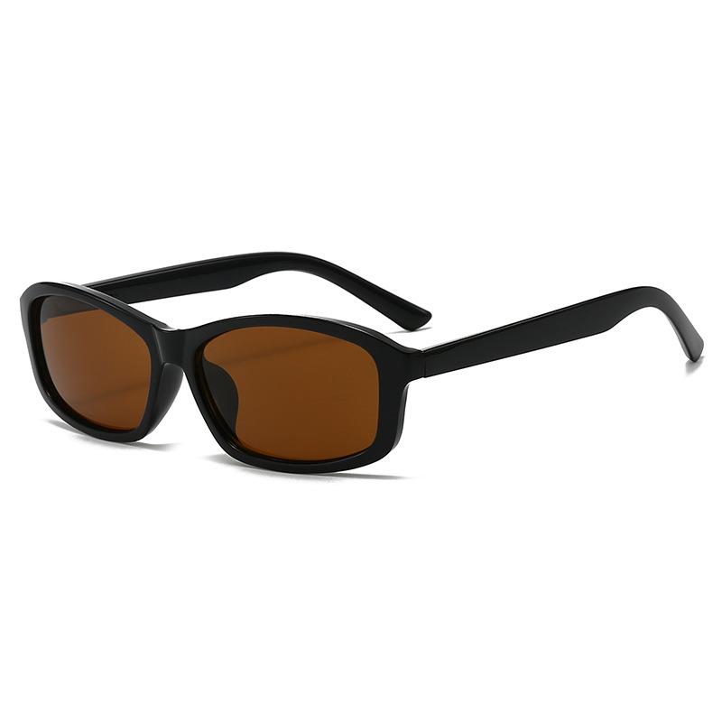Retro Simple Square Full Rim Fashionable Sunglasses for Women Men Outdoor Sun Protection Vacation Driving Trendy Glasses