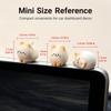 3Pcs Cute Cat Car Accessories Kitten Figurines Dashboard Decor Center Console Interior Ornament