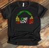 One Love Shirt - Rastafarian Headphones - Reggae - Jamaican Pride