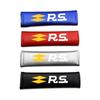 2Pcs Car Seat Belt Leather Safety Belt Shoulder Cover Pad For Renault RS Line Clio 5 Megane Logan Scenic Koleos Sandero Twingo AZG53