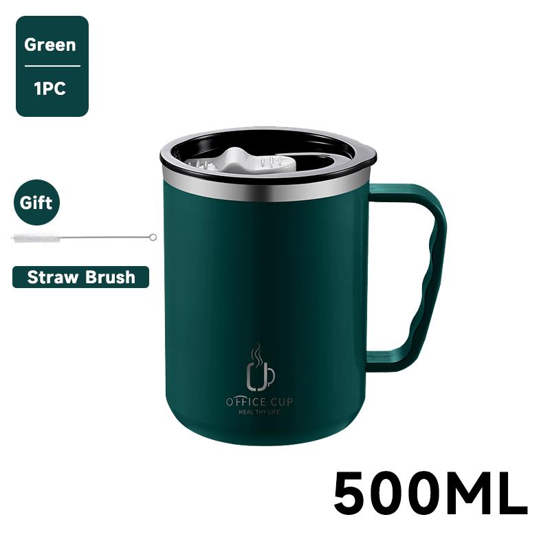 Coffee Mug Car Thermos Mug 380ML Travel Thermo Cup for Tea Water Coffee Double Stainless Steel