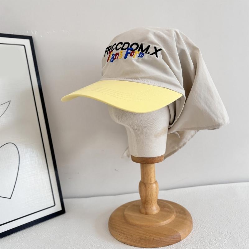 Wide Brimmed Baseball Hat Sun Hat Outdoor Hat Curved Brimmed Kerchief for Exercise Baseball Hat Headwear