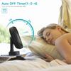 Desktop Mini Rechargeable USB Fan with Timer Foldable 3 Speed 7 Leaf Portable Quiet Fan for Office Outdoor Camping