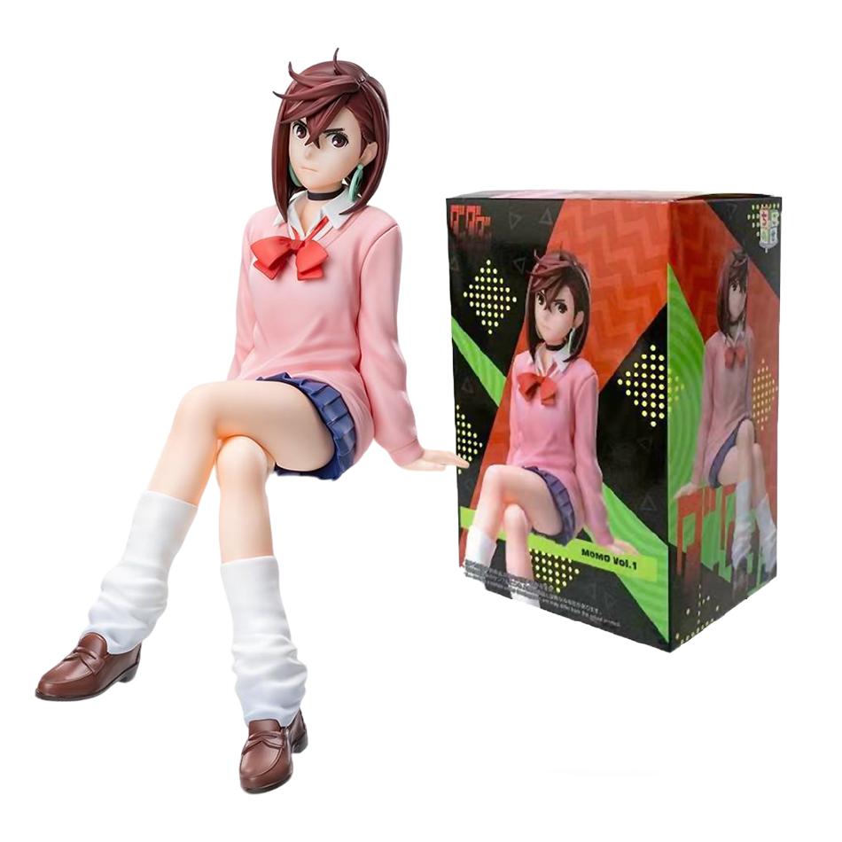 Anime Dandadan Ayase Momo Shiratori Aira Sitzende Haltung S.H.Figuarts Verwandelt Zusammenbau PVC Modell Spielzeug Actionfiguren Geschenk