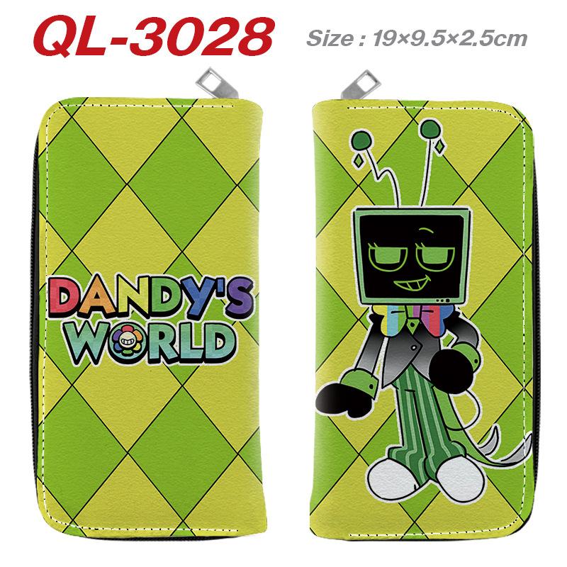 Space Dandy Anime Wallet PU Leather Long Zip Purse Full Color Waterproof Card Holder