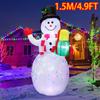 Christmas Decorations Inflatable Model Built-in LED Lights Inflated Toys Ornament Xmas Party New Year Garden Yard Outdoor Decor
