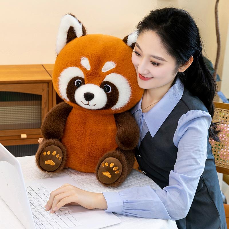 Cute Little Raccoon Doll Plush Toy Girl Sleeps with Doll Warm Heart To Accompany Girlfriend Birthday Gift