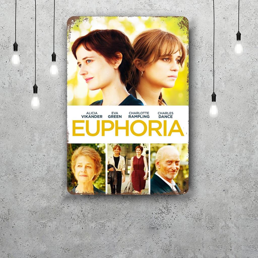 euphoria TV drama Decor Poster Vintage Tin Sign Metal Sign Decorative Plaque for Pub Bar Man Cave Club Wall Decoration