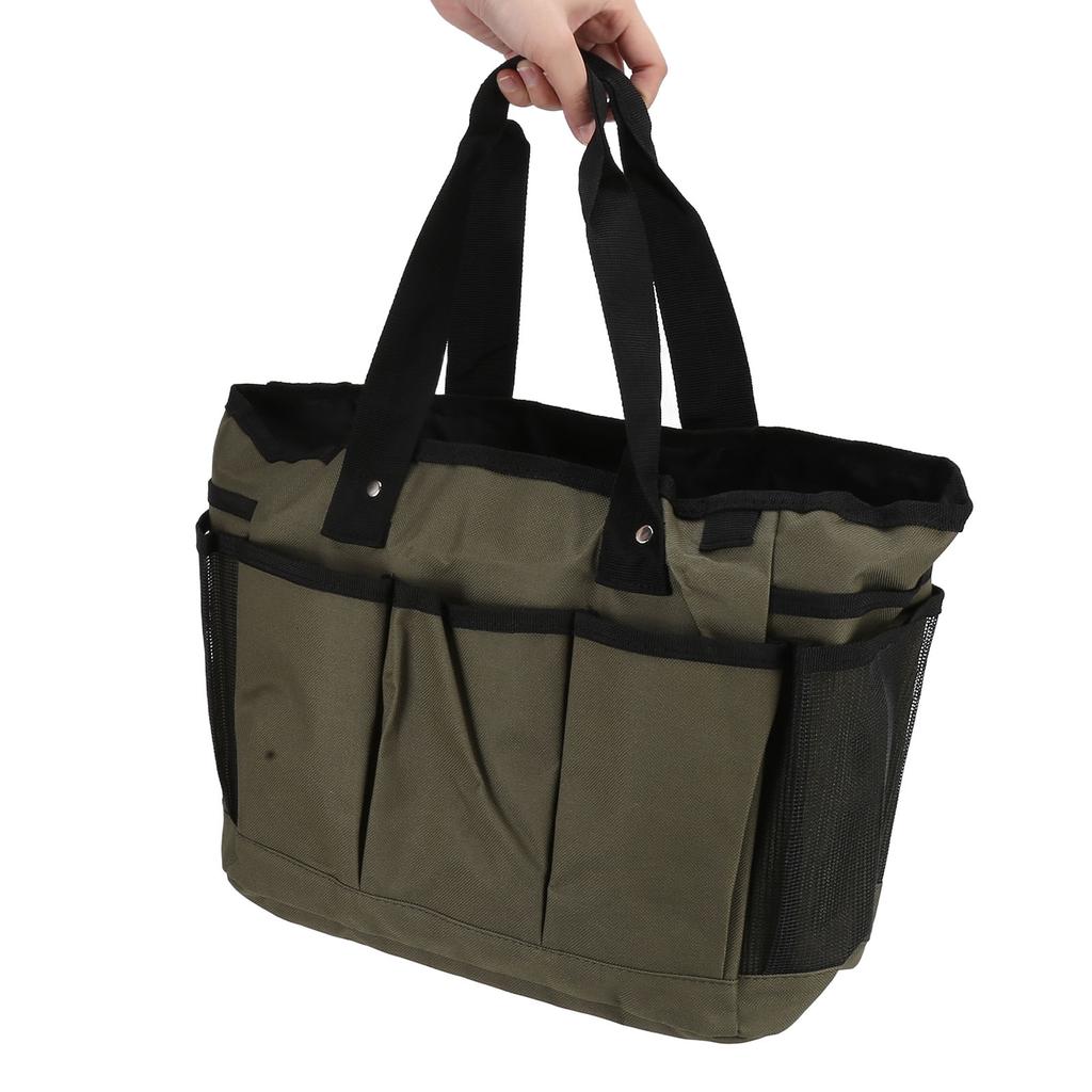 Outdoor Tragetasche Tragbare Garten-Schnittwerkzeug-Aufbewahrungstasche zum Aufbewahren von Gartenwerkzeug Militärgrün
