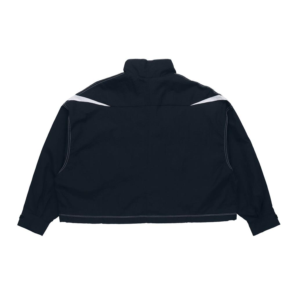 Nike Sportswear Swoosh Symmetrical Stand Collar Woven Jacket Women Outerwear Black DD5585-010