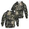 Men's Casual Fashion Long Sleeve Hooded With Pocket Flag Small Print Sweatshirt