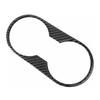 For Jeep Wrangler JK 2011-2017 4-Door Models Car Water Cup Holder Trim Cover Sticker Protector Real Carbon Fiber