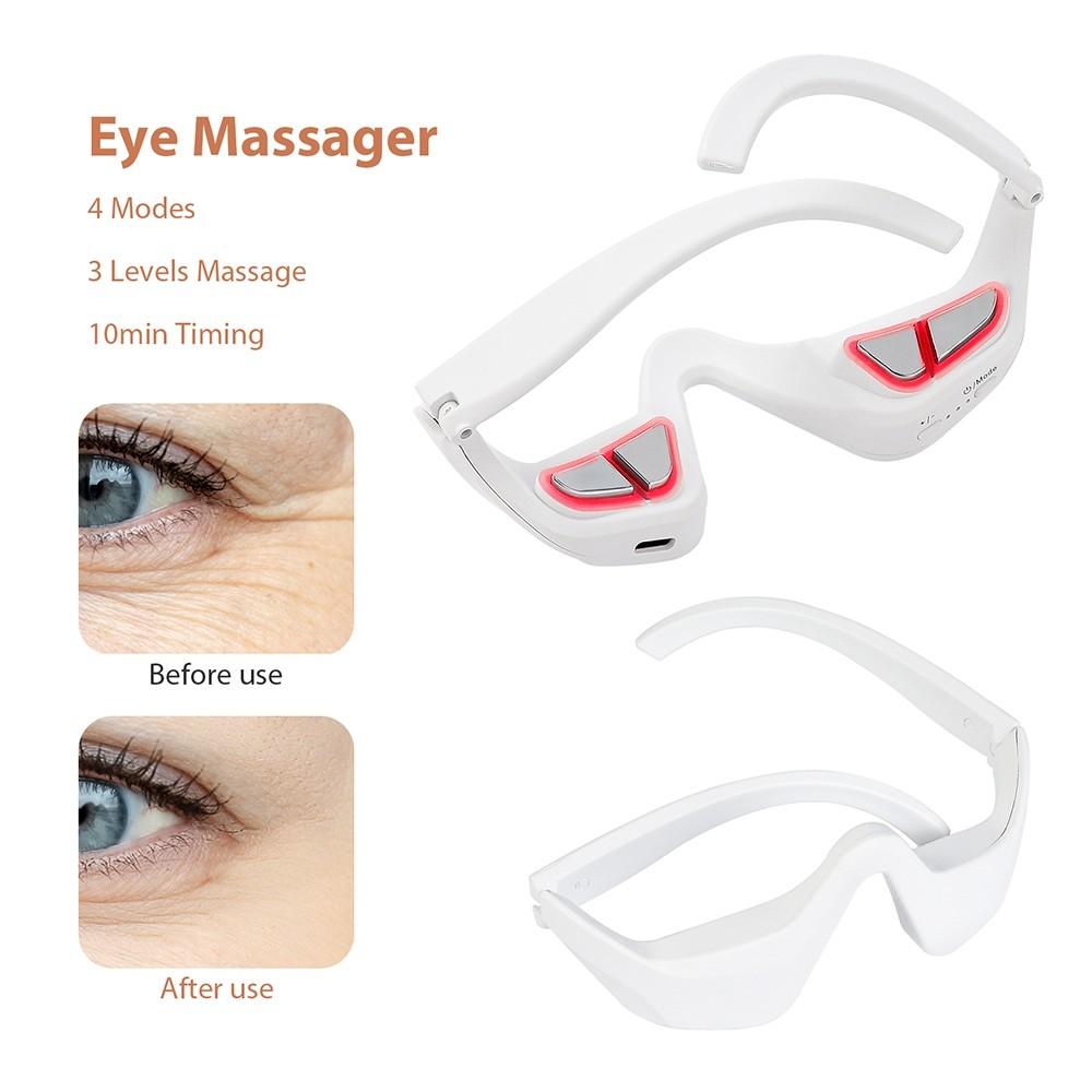 Relieve Eye Fatigue Therapy Device Lifting&Tightening Eye Beauty Tools Portable 3D Red Light Eye Massager