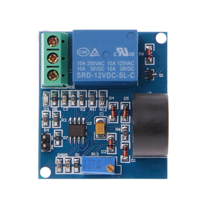 Modul senzor de detectare a curentului AC 5V 12V 24V Modul de protecție releu 5A Comutator de protecție la supracurent