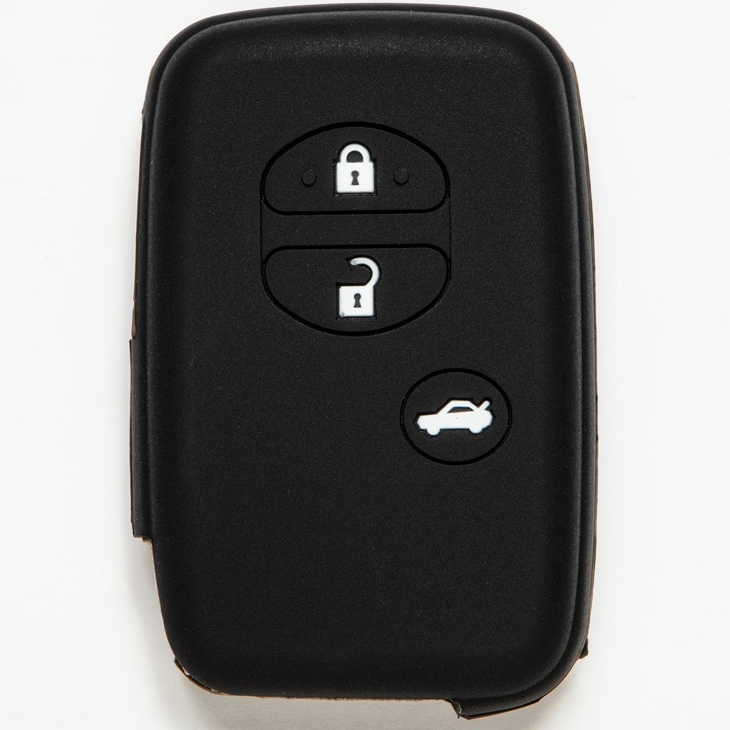 MALAKO Silicone Cover for Toyota Cars Smart Key 3 Buttons Mark X Corolla Axio