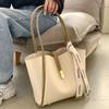 Versatile Armpit Bag Bucket Bag Women's Large Capacity Backpack Vintage Handbag Autumn and Winter