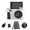 WD300 8K Mirrorless Digital Camera with High Pixels, Flip Screen & WiFi for Mobile Uploads - Perfect for Students and Party Scenes
