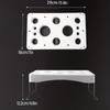 Stainless Steel Icing Bag Holder with Multi-Holes Foldable Design Large Load Bearing Cream Bag Storage Rack for Baking Accessori