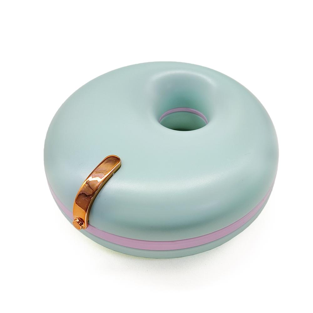 

New Denture Retainer Case Portable Double-layer Circular Braces Orthodontic Storage Container Magnetic Aligner Organizer Holder 1 piece Green