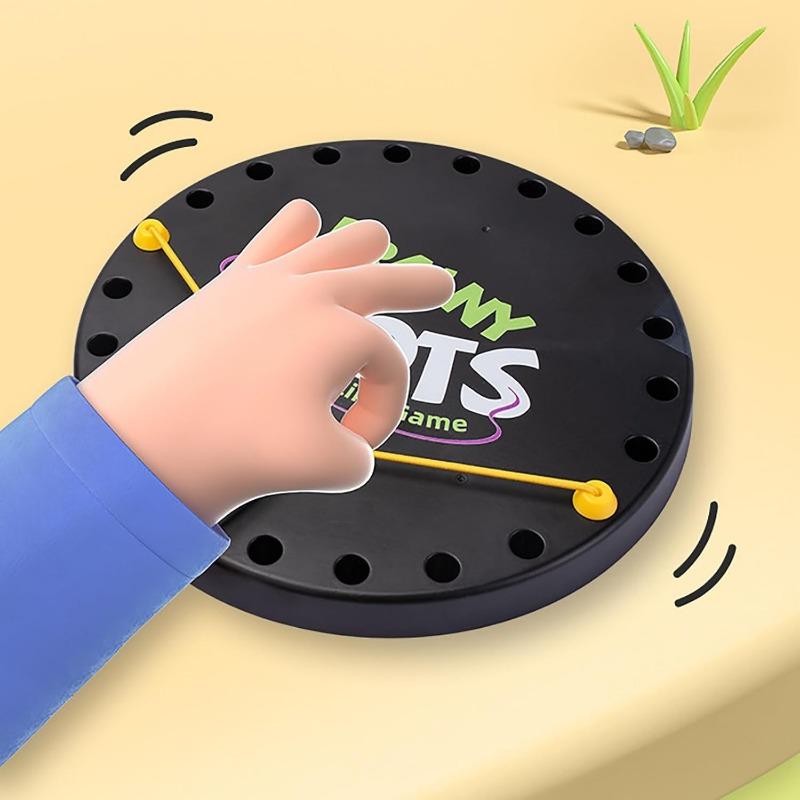 Brainy Knots Seilentwirrtisch, Logik-Puzzle-Brettspiel, 23 cm Durchmesser, Knoten-Seil-Brettspiel für Erwachsene Kinder