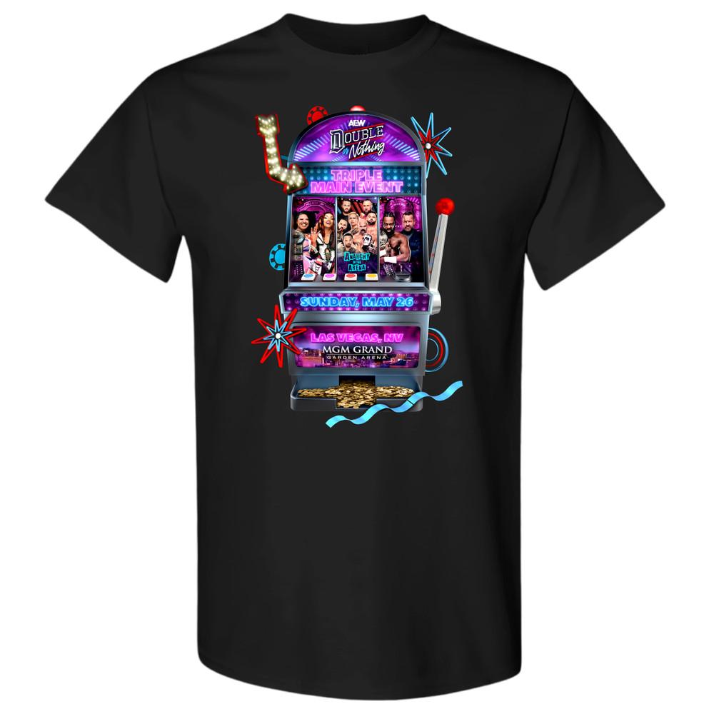 AEW DOUBLE OR NOTHING 2024 POSTER TEE AEW Official TShirt Unisex T-Shirt Graphic Tee