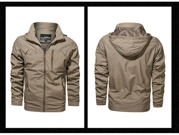 Men's Spring/Autumn Waterproof Windproof Sports Jacket