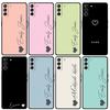 Personalised Custom Name Pastel Tones Case For Samsung Galaxy S9 S10 Plus S20 S21 FE S22 S23 Ultra Note 10 20 Ultra Phone Cover
