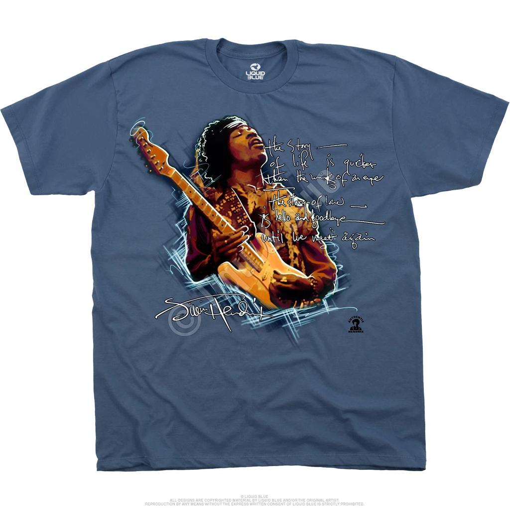 Neues lizenziertes Konzert-Band-T-Shirt JIMI HENDRIX STORY OF LIFE