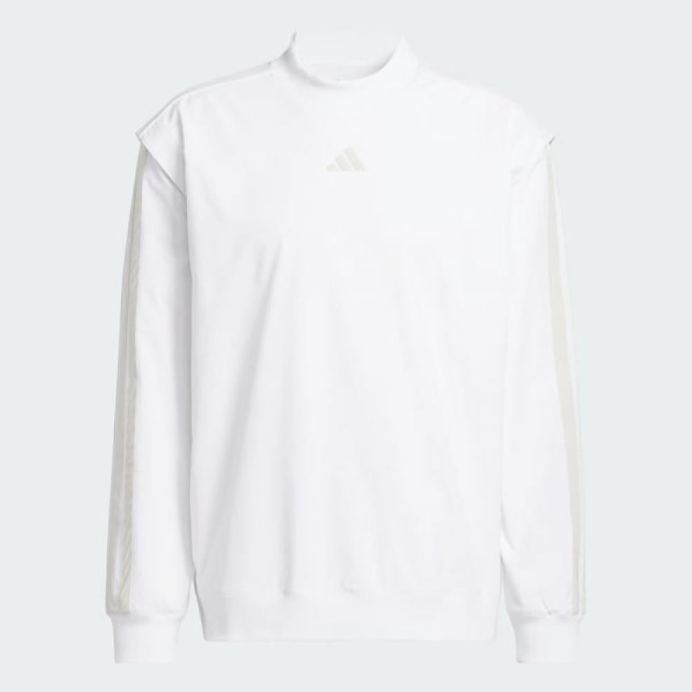 Adidas Golf Beyond Twistweave Hybrid Loose Pullover Jy1228 White