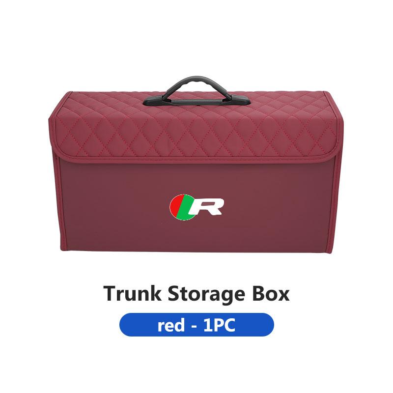 For Jaguar Car Interior Trunk Storage Box Leather Tools Storage Case Bag XF XJ XE XK S-Type F-Type X-Type F-Pace I-Pace E-Pace SS2