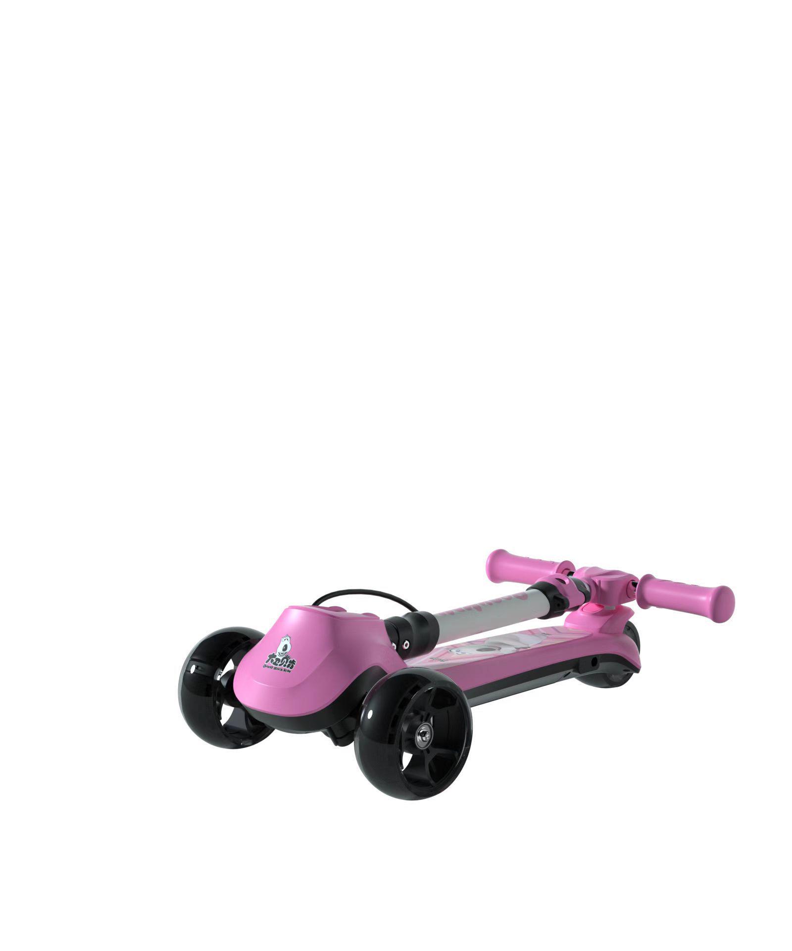 Детский электросамокат - Складной, Регулируемая высота, Игрушечный самокат для детей