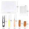 Wool Felt Tool Needle Felting Starter Mat  Scissor  Needle Craft Kit Accessory Set